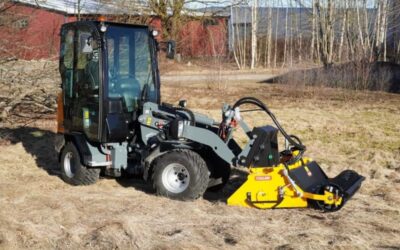 Préparateur de sol pour chargeurs agricole