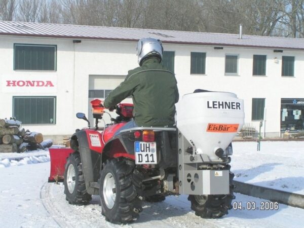 Montage sur Quad de la saleuse Lehner Polaro