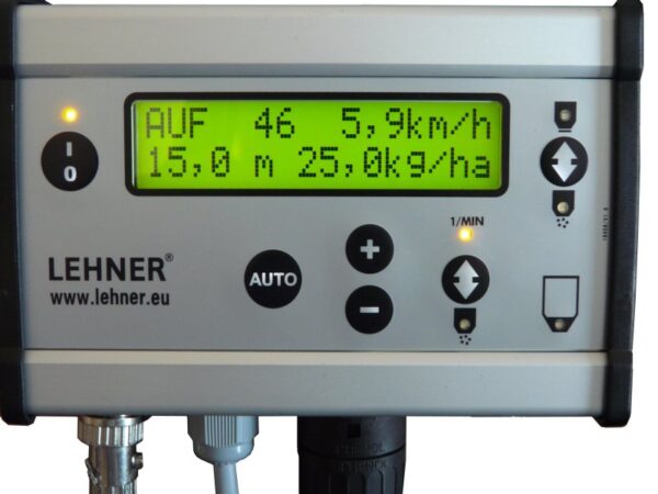 Epandeur électrique SuperVario de Lehner pour engrais, anti-limace