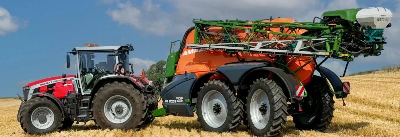 Epandeur pneumatique Vento Pro sur rampe d'épandage